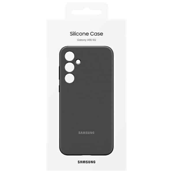 Θήκη σιλικόνης Samsung EF-PA556TBEGWW A55 5G A556 μαύρη - Image 6