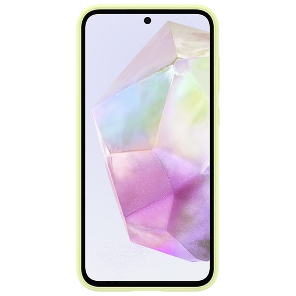 Θήκη σιλικόνης για Samsung EF-PA356TMEGWW A35 5G A356 σε χρώμα λάιμ - Image 3