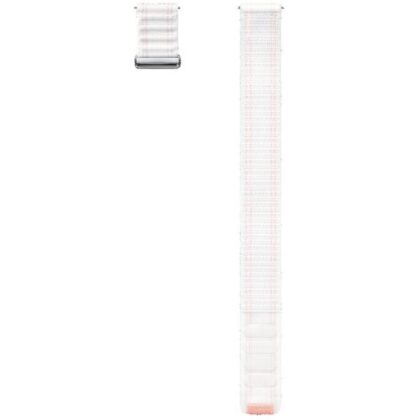 Υφασμάτινο λουράκι Samsung ET-SVL30SWEGEU για ρολόι 7 / 6 / 5 / 4 20mm S/M ροζ-λευκό