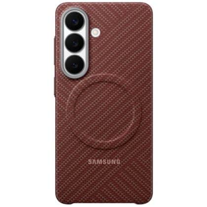 Θήκη Samsung με μαγνήτη άνθρακα για Samsung Galaxy S26 κόκκινη