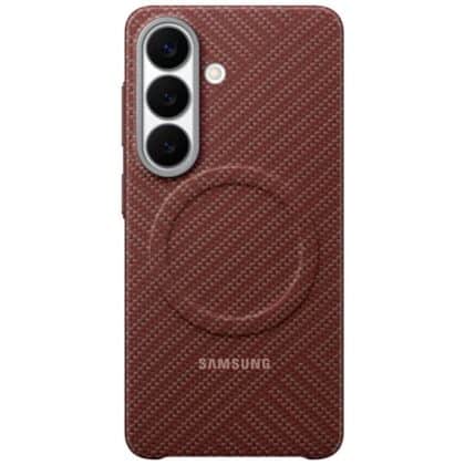 Θήκη Samsung με μαγνήτη από ανθρακονήματα για Samsung Galaxy S26+ κόκκινη