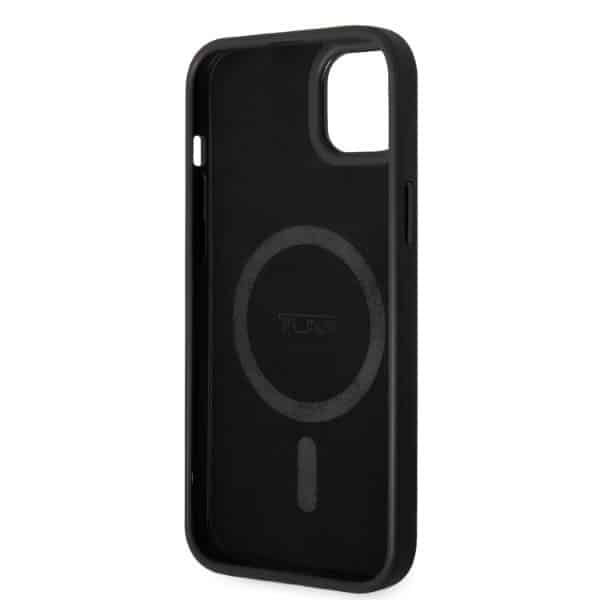 Tumi MagSafe Δερμάτινη Θήκη Ballistic Pattern - θήκη για Apple iPhone 14 / 15 13 - Μαύρο - Image 7