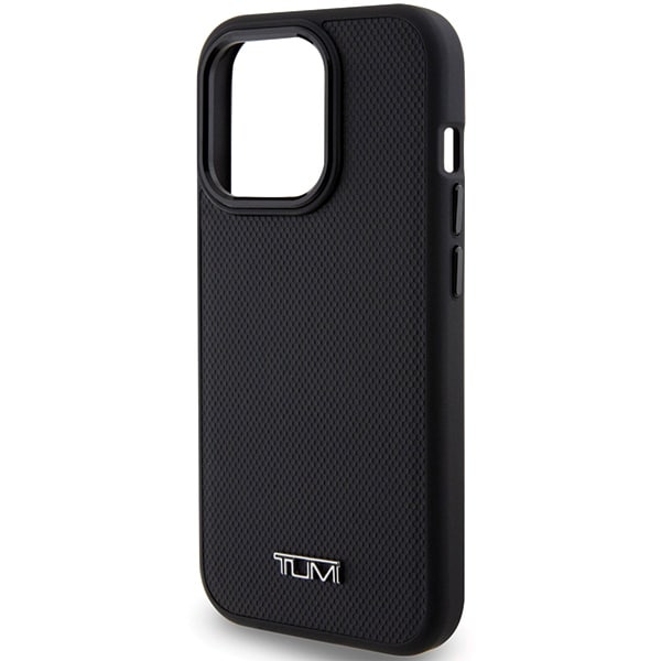 Σκληρή θήκη Tumi TUHMP15LRBAK για iPhone 15 Pro 6,1" σε μαύρο χρώμα με δερμάτινο βαλλιστικό μοτίβο και MagSafe - Image 6