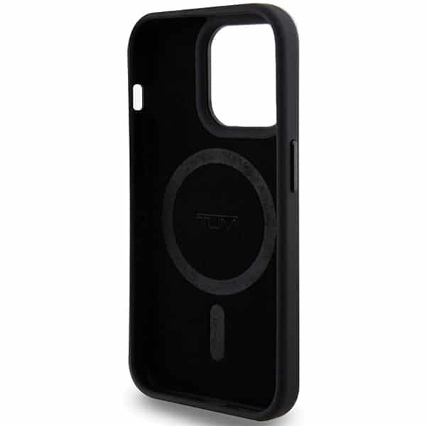 Σκληρή θήκη Tumi TUHMP15LRBAK για iPhone 15 Pro 6,1" σε μαύρο χρώμα με δερμάτινο βαλλιστικό μοτίβο και MagSafe - Image 7