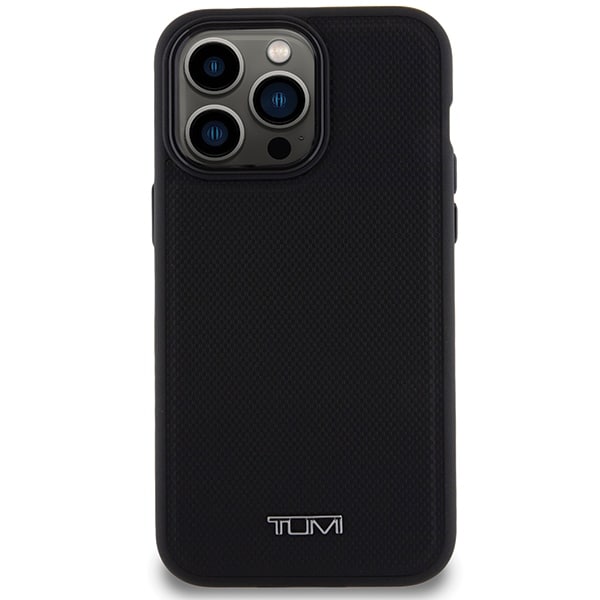 Σκληρή θήκη Tumi TUHMP15XRBAK για iPhone 15 Pro Max 6,7" σε μαύρο χρώμα με δερμάτινο βαλλιστικό μοτίβο και MagSafe - Image 3