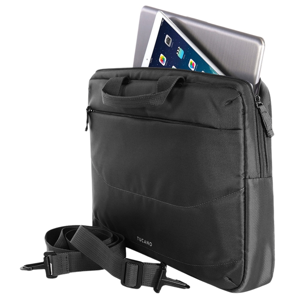 Σετ Tucano Borsa Idea: Τσάντα φορητού υπολογιστή 13,3"/14" + ποντίκι μαύρο - Image 3