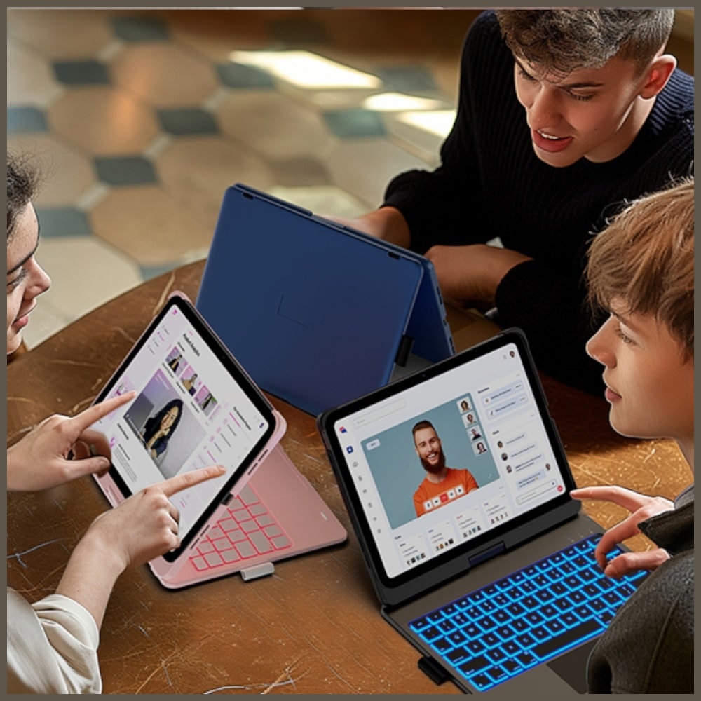 UNBRANDED Flexbook Touch - θήκη για Apple iPad Air 11 (2024) / (2025) - Μπλε - Image 16