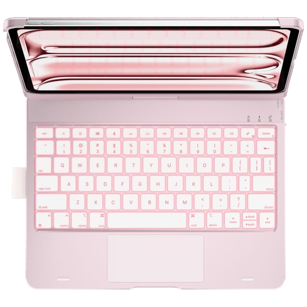 Typecase Flexbook Touch - θήκη με πληκτρολόγιο για Apple iPad Pro 11 (2024) / (2025) - Ροζ - Image 12