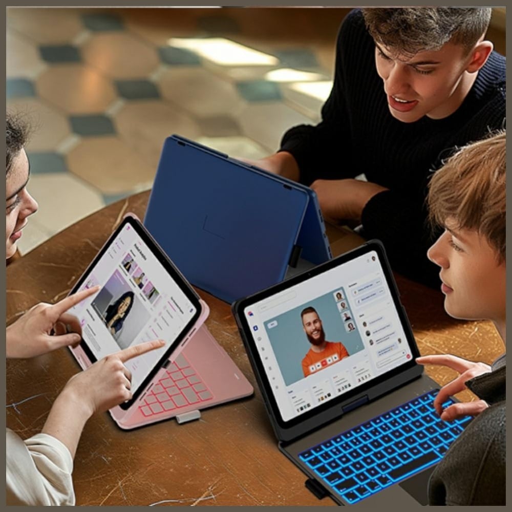 Typecase Flexbook Touch - θήκη με πληκτρολόγιο για Apple iPad Air 13 (2024) / (2025) (2026) - Μωβ - Image 10