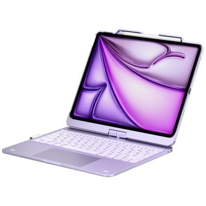 Typecase Flexbook Touch - θήκη με πληκτρολόγιο για Apple iPad Air 13 (2024) / (2025) (2026) - Μωβ