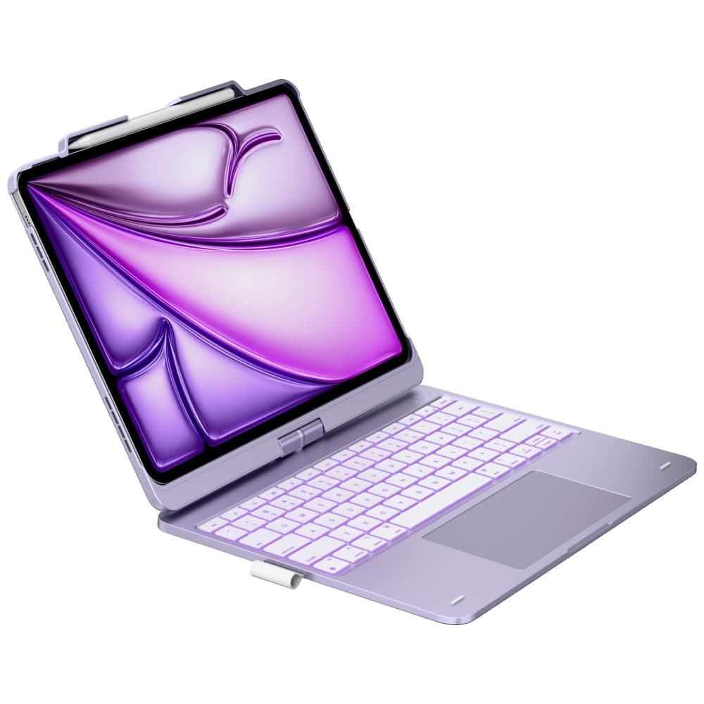 Typecase Flexbook Touch - θήκη με πληκτρολόγιο για Apple iPad Air 13 (2024) / (2025) (2026) - Μωβ - Image 2