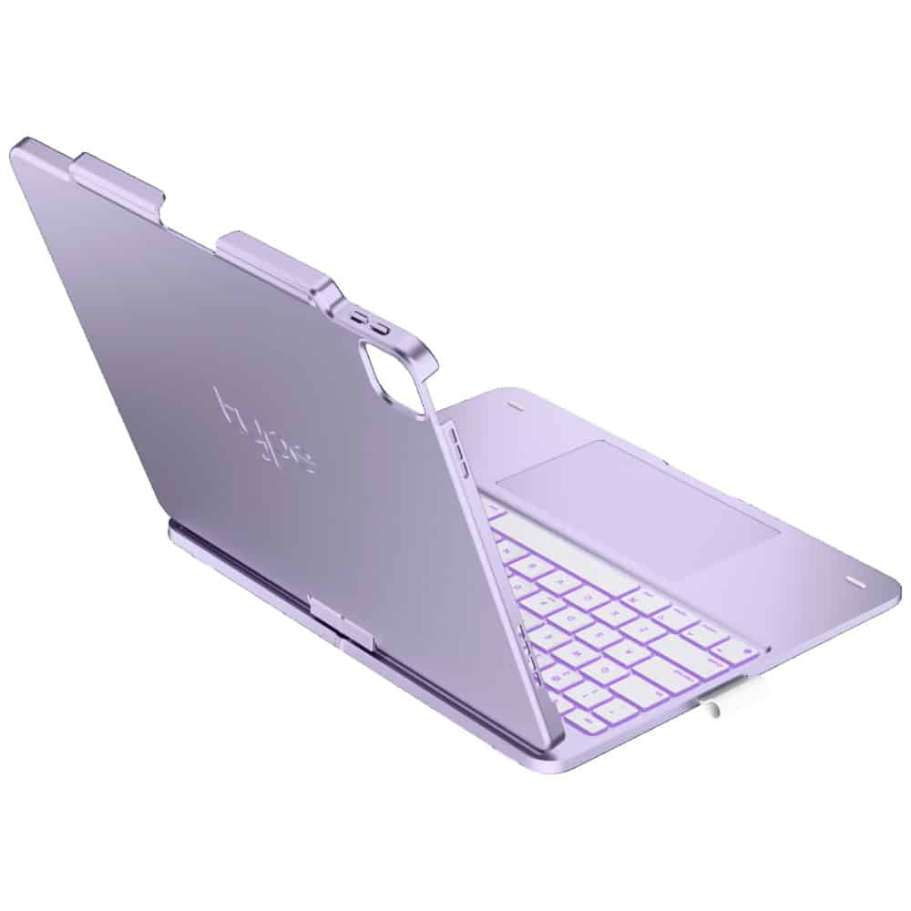Typecase Flexbook Touch - θήκη με πληκτρολόγιο για Apple iPad Air 13 (2024) / (2025) (2026) - Μωβ - Image 4
