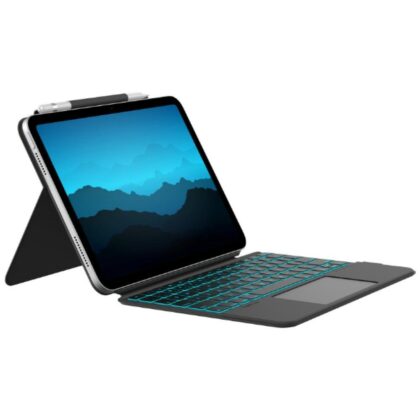 Typecase Folio Duo - θήκη με πληκτρολόγιο για Apple iPad Air 11 (2024) / 11 (2025) / 11 (2026) - Μαύρο
