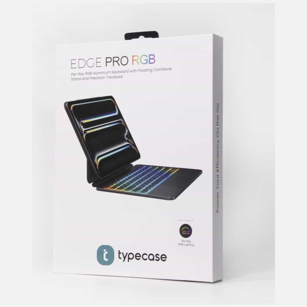 Typecase Edge Pro - Θήκη για Apple iPad Pro 13 (2024/2025) με πληκτρολόγιο - Μαύρο - Image 9