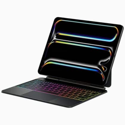 Typecase Edge Pro - Θήκη για Apple iPad Pro 13 (2024/2025) με πληκτρολόγιο - Μαύρο