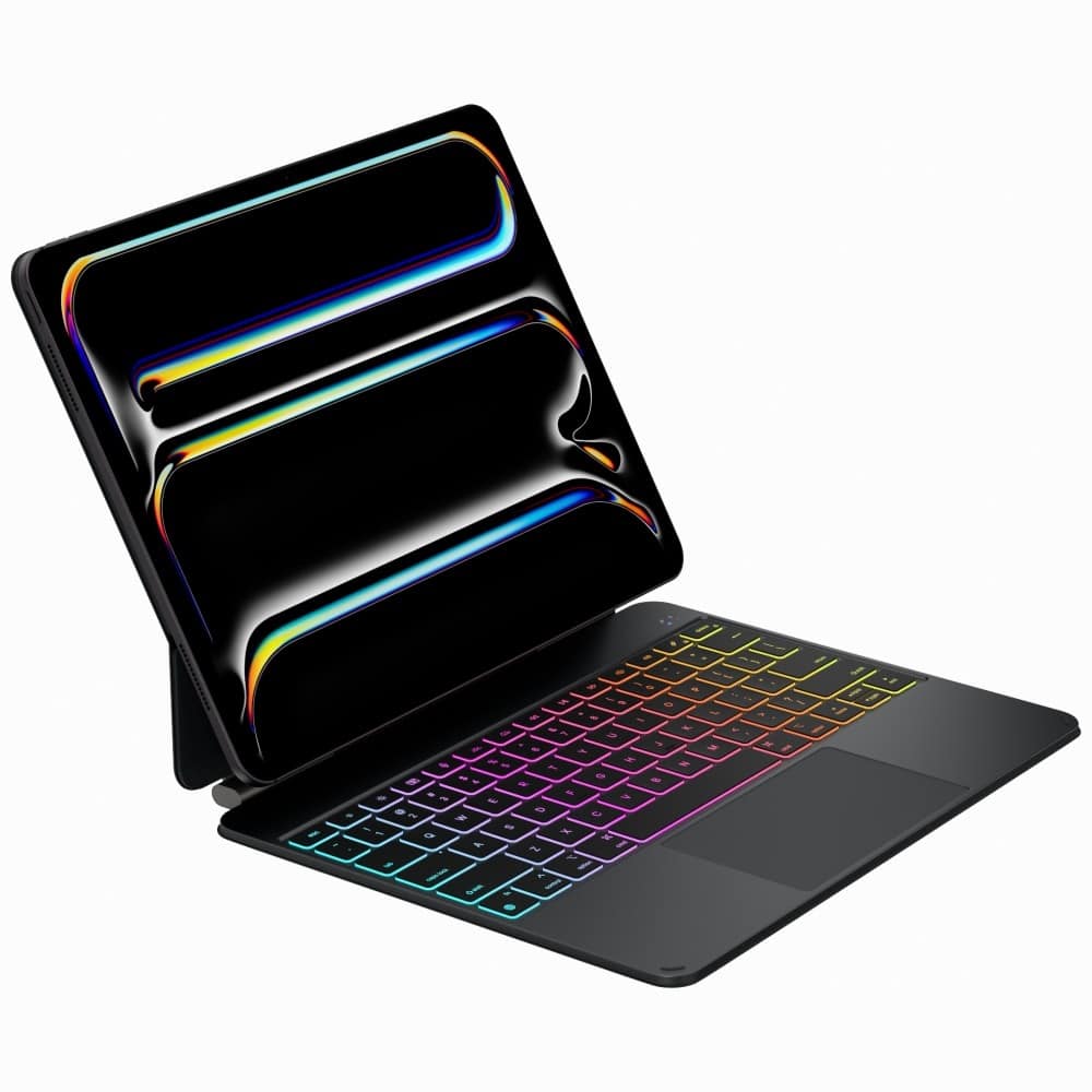 Typecase Edge Pro - Θήκη για Apple iPad Pro 13 (2024/2025) με πληκτρολόγιο - Μαύρο - Image 2