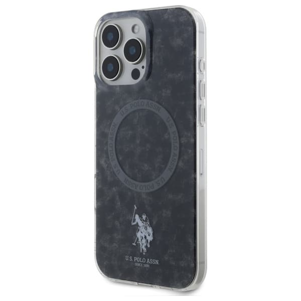 Θήκη IML MagSafe για iPhone 16 Pro 6.3" US Polo USHMP16LHOCLDPK, μαύρο - Image 2