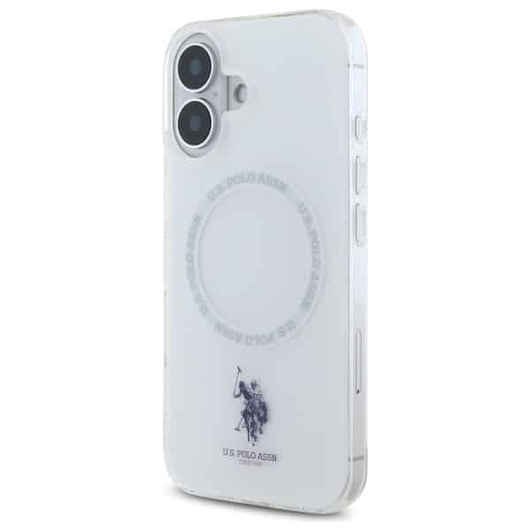 Θήκη IML Ring για iPhone 16 6.1" US Polo USHMP16SHOCLDPW, λευκό - Image 2