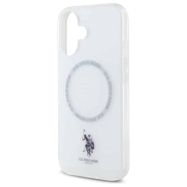 Θήκη IML Ring για iPhone 16 6.1" US Polo USHMP16SHOCLDPW, λευκό - Image 6