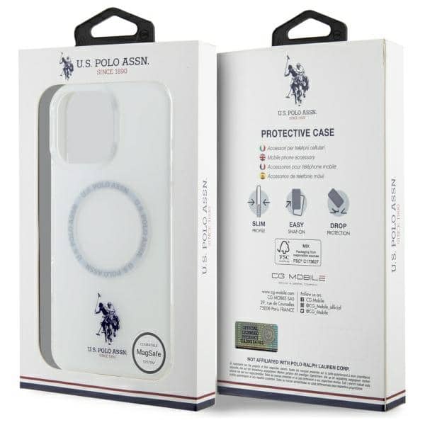 Θήκη IML Ring MagSafe για iPhone 16 Pro Max 6,9" US Polo USHMP16XHOCLDPW - Image 8