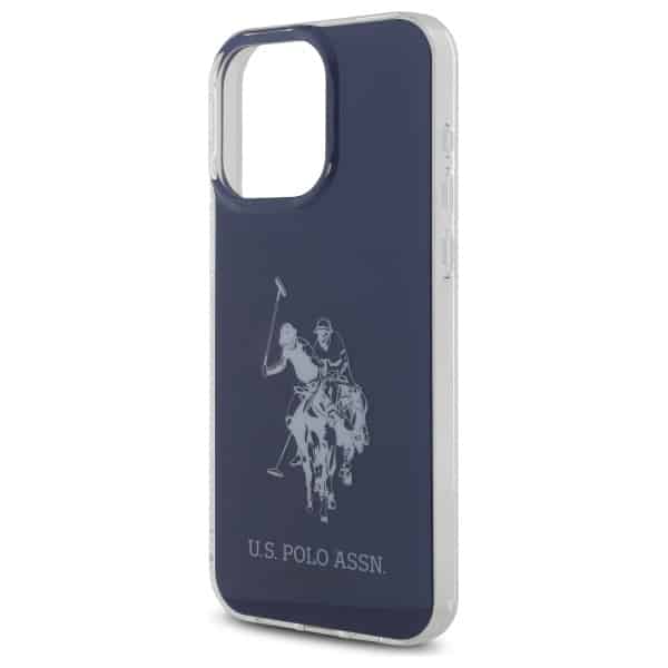 US Polo USHCP15XTPUHRBV iPhone 15 Pro Max 6,7" μπλε με λαμπερό μεγάλο λογότυπο - Image 6