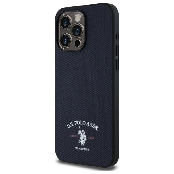 US Polo USHCP15XPARV iPhone 15 Pro Max 6,7" μπλε σκούρο με τυπωμένο λογότυπο DH - Image 2