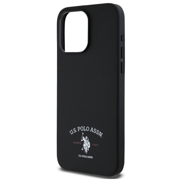 US Polo USHCP15XPARK iPhone 15 Pro Max 6,7" μαύρο με τυπωμένο λογότυπο DH - Image 6
