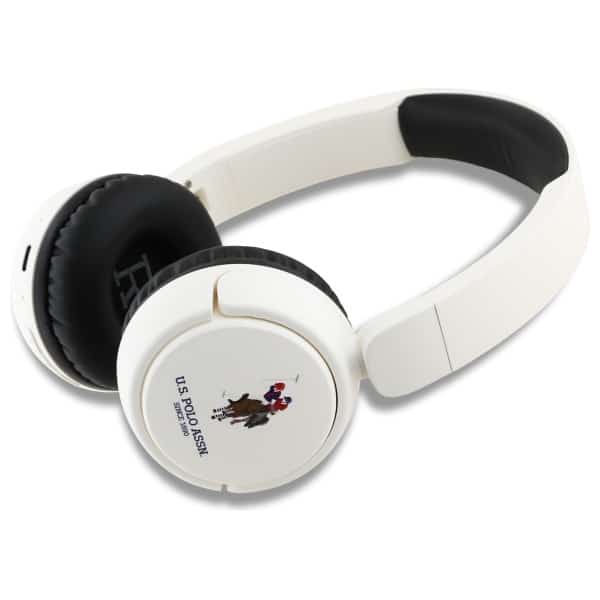 Ακουστικά Bluetooth US Polo USHPV6PUNH λευκά με λογότυπο DH - Image 2