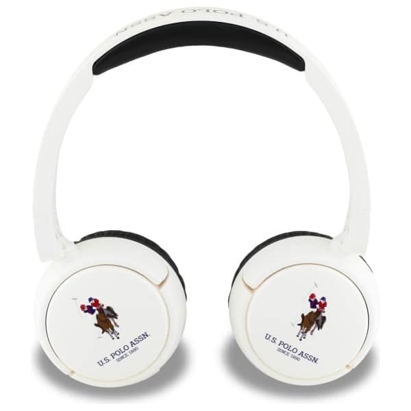 Ακουστικά Bluetooth US Polo USHPV6PUNH λευκά με λογότυπο DH - Image 3