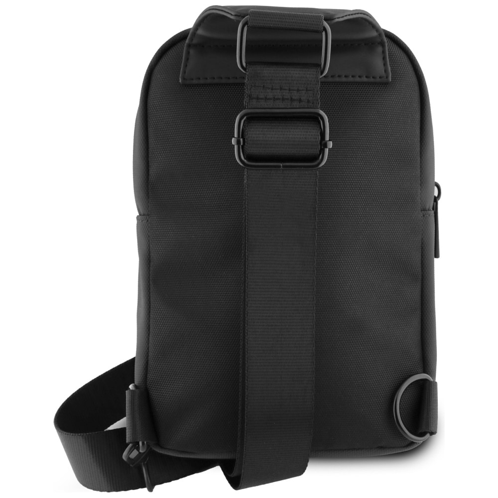 Τσάντα τηλεφώνου US Polo Petit Pique Crossbody μαύρη - Image 3