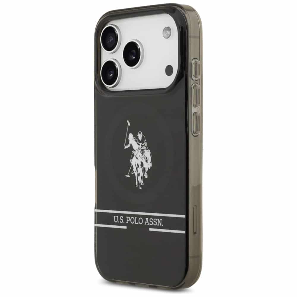 U.S. Polo Assn. US Polo DH και Bottom Stripe Logo MagSafe - θήκη για Apple iPhone 17 Pro - Μαύρο - Image 2