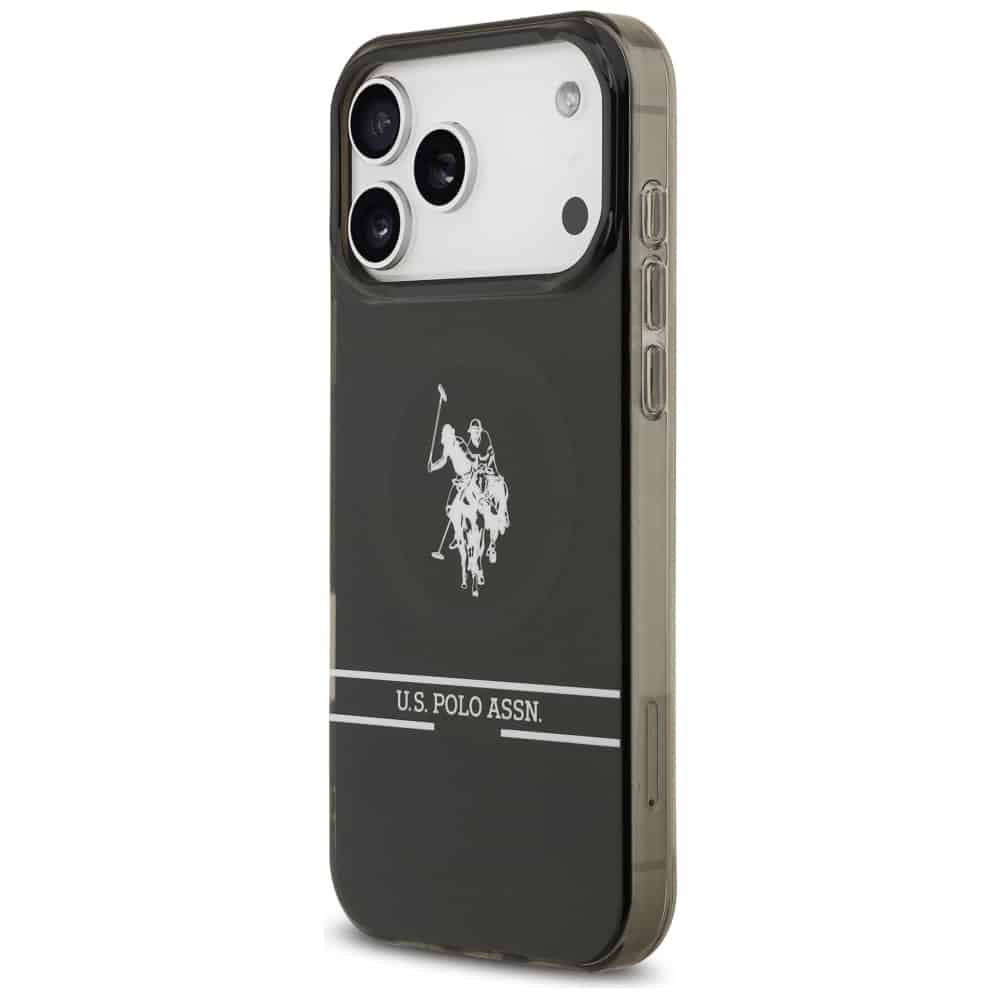 U.S. Polo Assn. US Polo DH και Λογότυπο Bottom Stripe MagSafe - θήκη για Apple iPhone 17 Pro Max - Μαύρο - Image 2