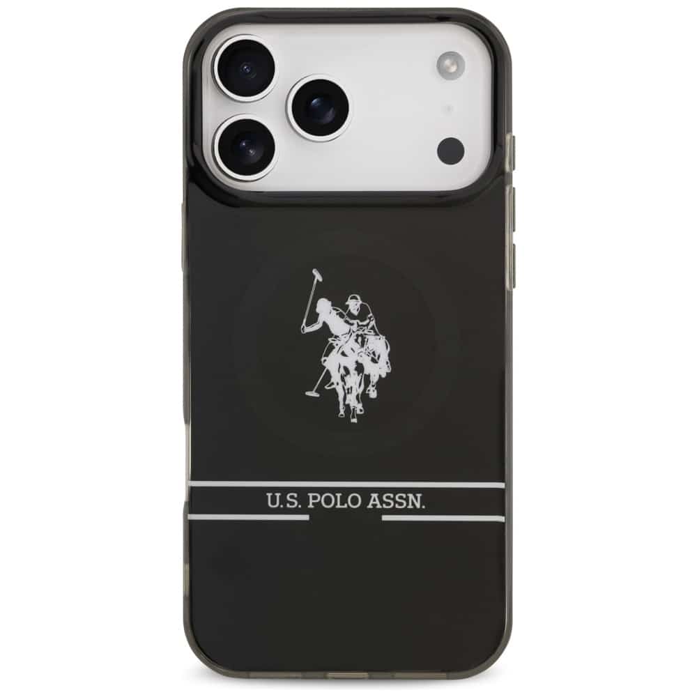 U.S. Polo Assn. US Polo DH και Λογότυπο Bottom Stripe MagSafe - θήκη για Apple iPhone 17 Pro Max - Μαύρο - Image 3