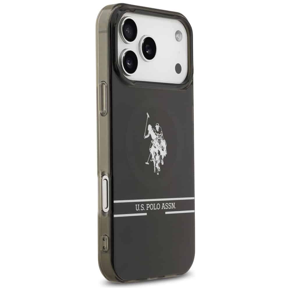 U.S. Polo Assn. US Polo DH και Λογότυπο Bottom Stripe MagSafe - θήκη για Apple iPhone 17 Pro Max - Μαύρο - Image 4