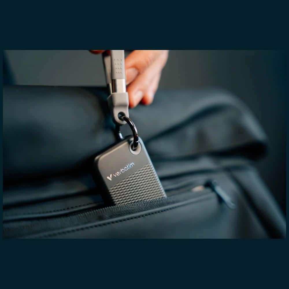 Εξωτερικός Δίσκος Verbatim Pocket SSD 128GB USB-C 3.2 Gen.2 Μαύρο και Γκρι 32432 - Image 5