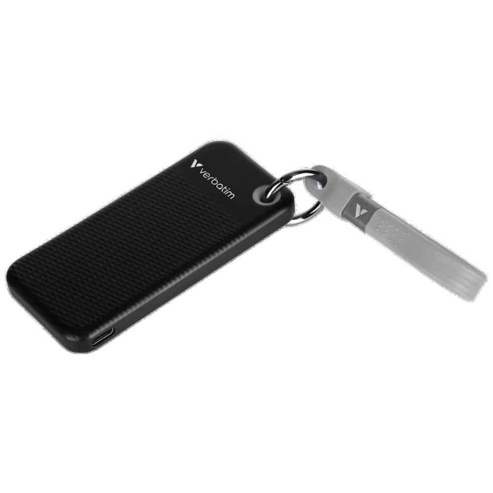 Εξωτερικός Δίσκος Verbatim Pocket SSD 128GB USB-C 3.2 Gen.2 Μαύρο και Γκρι 32432 - Image 3
