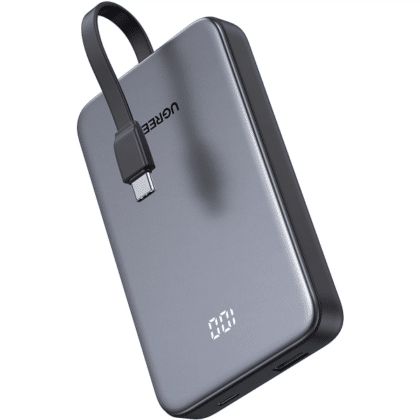 Powerbank UGREEN PB526 (75161B), 10000mAh, 20W, QC + PD, Γκρι