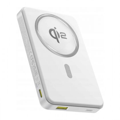 Powerbank Baseus Airpow2 Qi2, 10000mAh, 22.5W, QC + PD + FQI, Λευκό