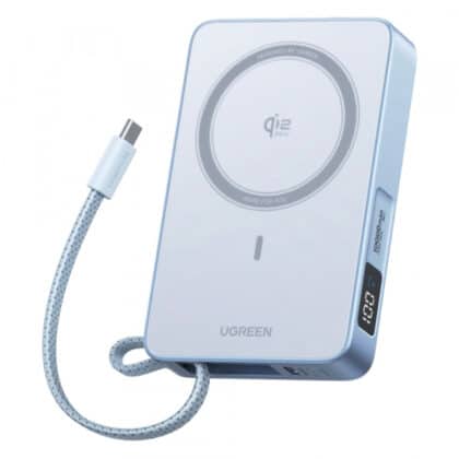 Powerbank UGREEN MagFlow PB773 (65958B), 10000mAh, 25W, PD + FQI, Μπλε