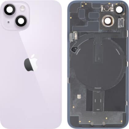 Κάλυμμα μπαταρίας / πίσω γυαλί για Apple iPhone 14, μωβ, τραβηγμένο (βαθμού Α)