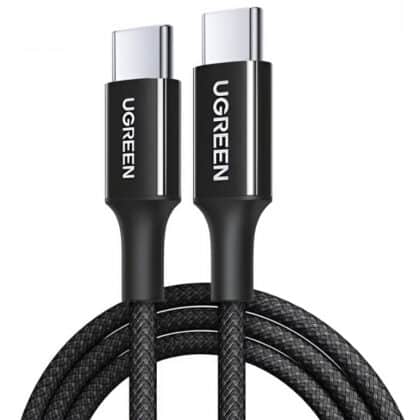 Καλώδιο USB-C σε USB-C UGREEN L502, 100W, 5A, 2m, Μαύρο