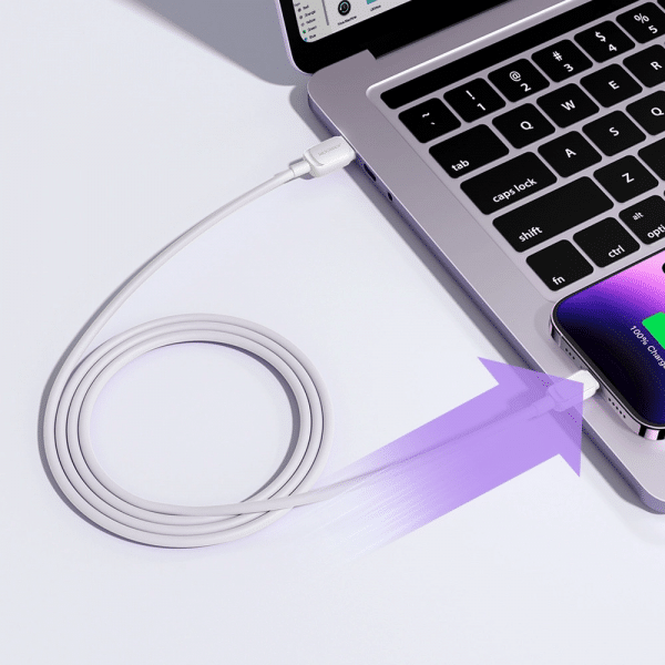 Καλώδιο USB-A σε Lightning Joyroom S-A14, 18W, 2.4A, 1.2m, Λευκό - Image 5