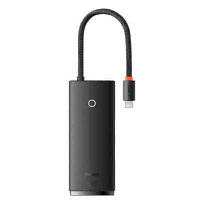 Διανομέας USB-C Baseus, 2 x USB-A 3.0 - 1 x USB-C - 1 x HDMI - 1 x SD - 1 x microSD, Μαύρο WKQX050001