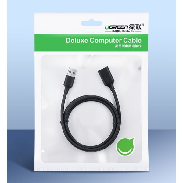 Καλώδιο επέκτασης USB 3.0 UGREEN US129, 3 μέτρα, μαύρο - Image 2