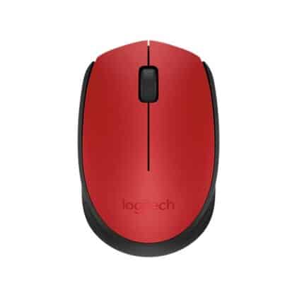 LOGITECH M171 Wireless Mouse Red Black