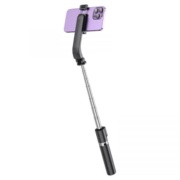 Βάση Selfie Stick και Τρίποδο Bluetooth Hoco K20, Universal, Μαύρο - Image 5