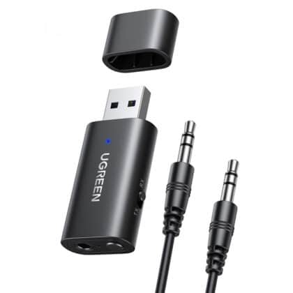 Δέκτης / Πομπός Bluetooth UGREEN CM523, Μαύρο