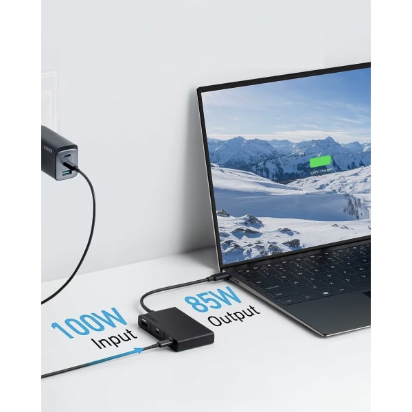 Anker Hub USB-C Anker 332, 2 x USB-A - 2 x USB-C - 1 x HDMI, Μαύρο A8356G11 - Image 3