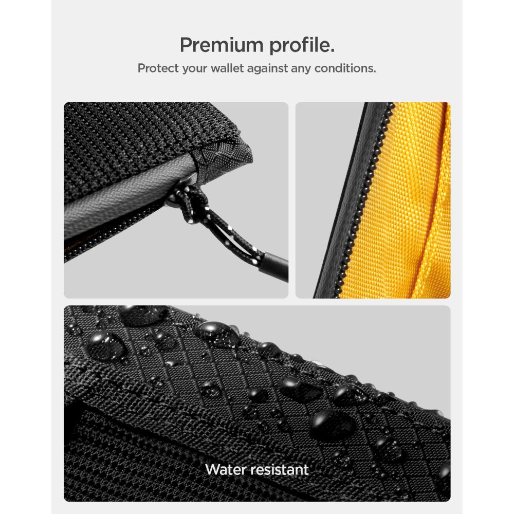 Spigen LF300 Θήκη Καρτών Soft RFID, Μαύρη - Image 9