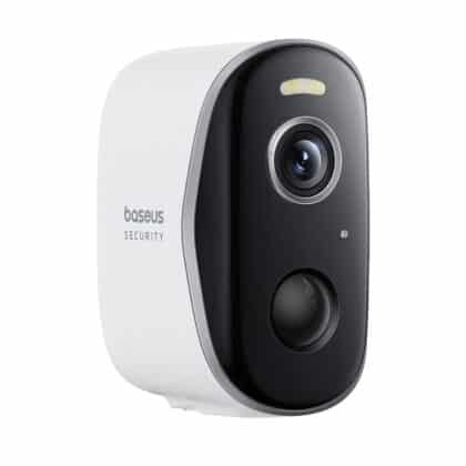 Baseus - Εξωτερική Κάμερα Ασφαλείας N1 (S0ST002130) - 2K, Αμφίδρομη Ομιλία, Έγχρωμη Νυχτερινή Όραση, IP67, 7.800mAh - Λευκό